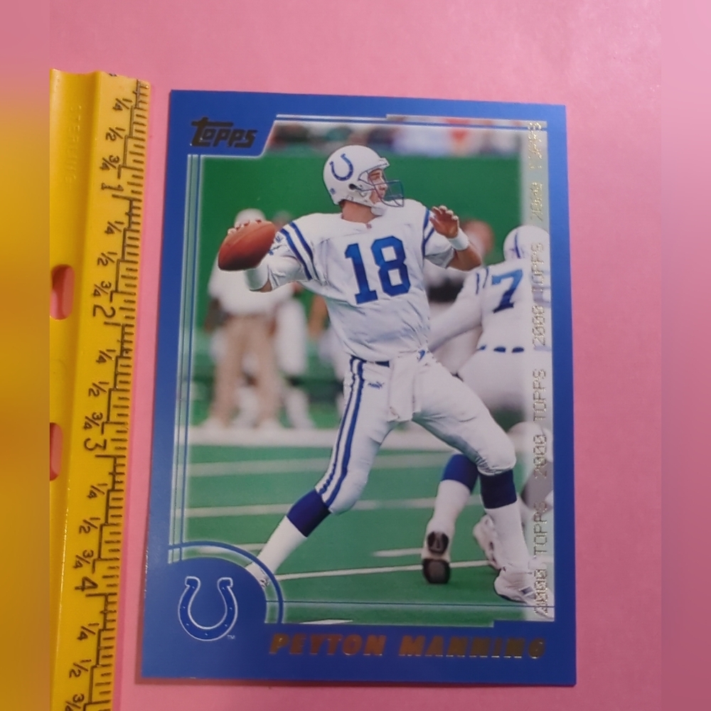 2000 Topps - Peyton Manning #3 of 8 Gold Foil